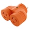 Ac Works Plug Adapter, L6-20R, L6-20P, L6-20P, L6-20P, Orange ADVL620L620 - alternate 1